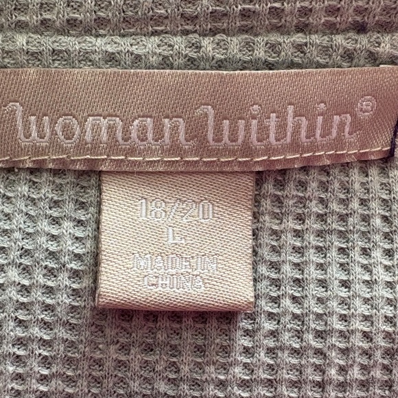 WOMAN WITHIN THERMAL LINED FLEECE HOODIE  NWT - Picture 7 of 8